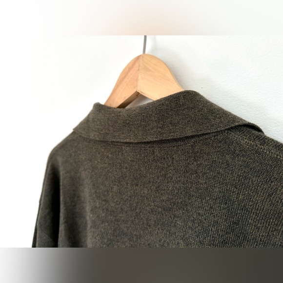 Faconnable 100% Merino Wool collared sweater L - Picture 4 of 10